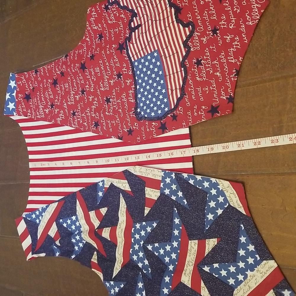 Vintage American Flag Stars And Stripes Patriotic Reversible Vest - Picture 6 of 6